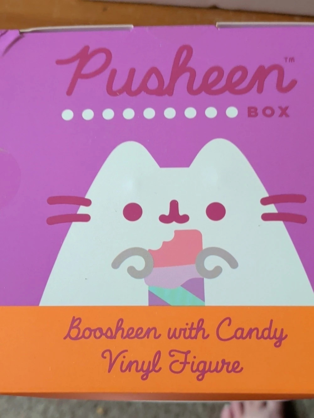 Pusheen with Candy Vinyl Figure Vinyl Figure in Purple & Orange NWT